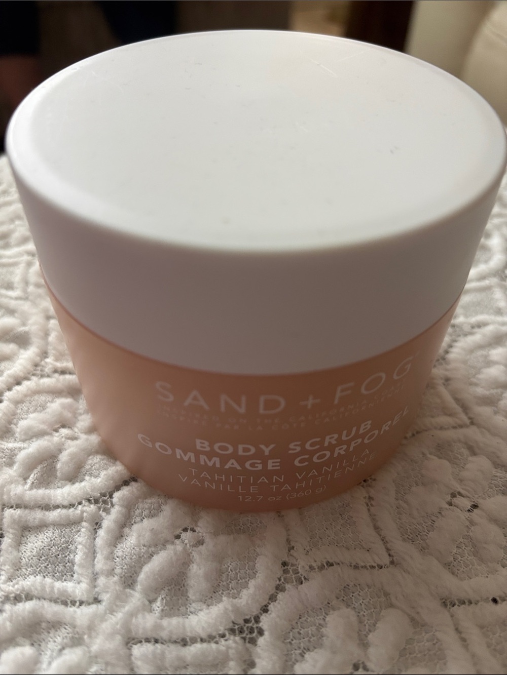Sand + Fog Tahitian Vanilla Body Scrub - Cream